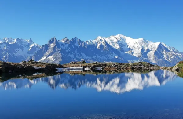 Mont Blanc v ozadju (foto vir: pixabay.com)