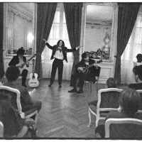 Jerko Novak, Neca Falk in Miro Novak leta 1986 na koncertu v 
okviru Trubarjevih dni na Dunaju.