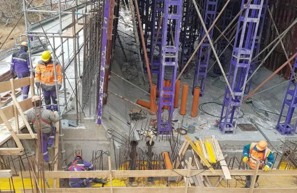 Danes zaključili betoniranje viadukta Glin&scaron;čica