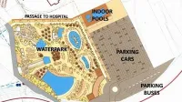 Vodni park v Postojni bi po sedanjih načrtih ponujal tri notranje bazene  in zunanji zabaviščni del. 