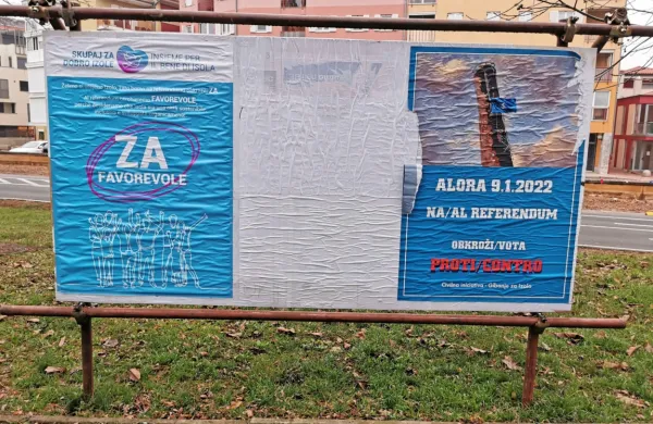 Referendum o  uveljavitvi Odloka o občinskem prostorskem načrtu 
Občine Izola bo v nedeljo, 9. januarja.
