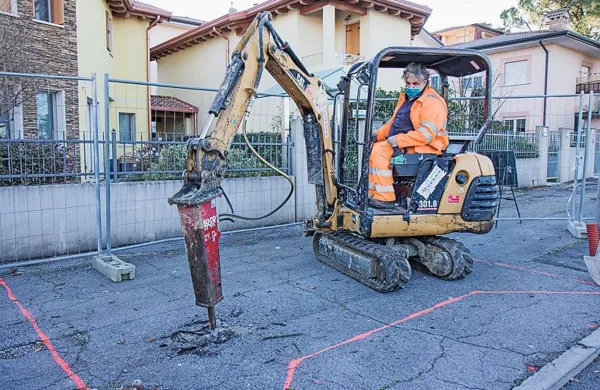 V Gorici so začeli urejati krožno kolesarsko pot, ki bo del 
čezmejnega parka Isonzo-Soča. 