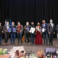 Podelili so nagrade za  Županovo vino in Županovo oljčno olje.