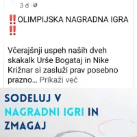 Z lažnega facebook profila Luka'Koper so delili olimpijsko nagradno igro Luke Koper.
