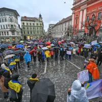 V Ljubljani in Mariboru danes protesti proti vojni v Ukrajini