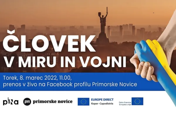 Spletni pogovor PN, dru&scaron;tva PiNA in Europe Direct o odzivu na vojni v Ukrajini
