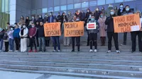 Stavki so se pridružili tudi zaposleni na OŠ Koper. 