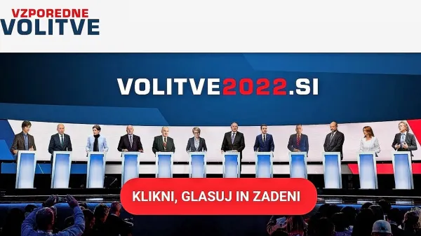 Pred dobrim tednom je na svetovnem spletu začela delovati 
spletna stran volitve2022.si.