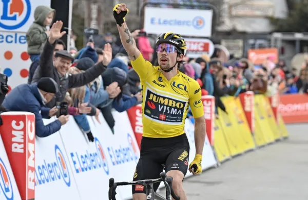 Primož Roglič (Jumbo-Visma)  je skupni zmagovalec dirke Pariz - 
Nica.