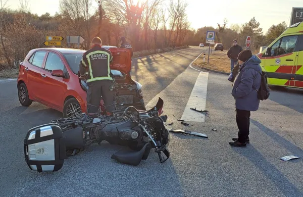 Presekala pot motoristu