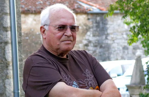Jaro Mihelač septembra 2015 na srečanju v Volčjem Gradu ob 25. 
obletnici smrti Marjana Rožanca. 