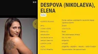 Elena  Despova  Nikolaieva   je    pred  dnevi  izginila  s seznama  najbolj  
iskanih  v Evropi. 