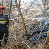 Gasilci bodo z nadzorom in gašenjem manjših požarišč  še nadaljevali.