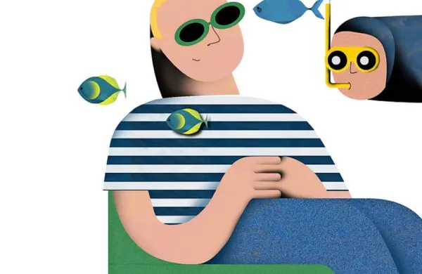 Ilustracija je delo grafičnega oblikovalca Jureta Brgleza, ki je v 
okviru projekta pripravil več domiselnih risb.