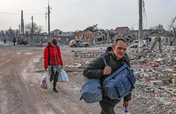 Od pristaniškega mesta Mariupolj ni ostalo veliko.