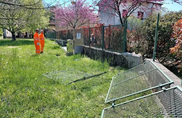 Mejna ograja je dokončno padla