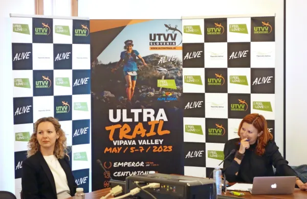 Včerajšnja predstavitev Ultra traila v Vipavi. 