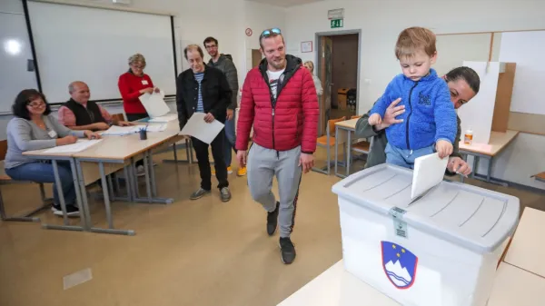 Z volišča na koprski Srednji tehniški šoli