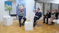 Rafko Terpin  je obsežno monografijo Klanec do doma 2 s  600 
risbami  kmečkih hiš  predstavil v idrijski Mestni knjižnici in 
čitalnici.