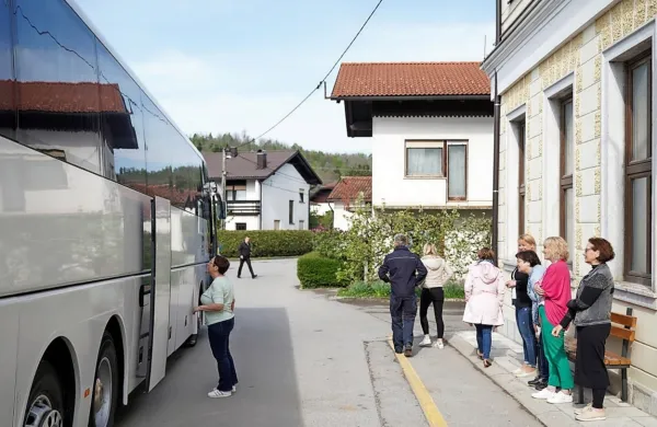Ukrajinski otroci in osebje so takoj začutili toplino domačinov, ki 
so jih že ob prihodu pozdravili. 