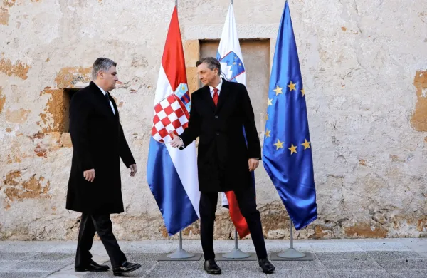 Borut Pahor in Zoran Milanović se danes ne bosta srečala na 
Reki.
