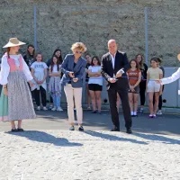 Novo kroži&scaron;če in obračali&scaron;če pri osnovni &scaron;oli