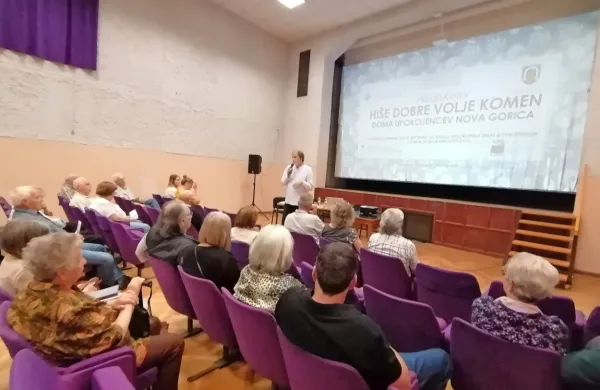 Na predstavitvi  v komenskem kulturnem domu so udeleženci 
izvedeli, kakšno je življenje v Hišah dobre volje, koliko uporabnikov bo sprejela komenska in kdaj bo zaživela.   