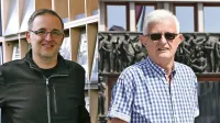 Dr. Miro Haček in dr. Pavel Gantar