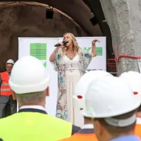 Na trasi drugega tira prebili prvi predor Mlinarji nad Osapsko dolino
