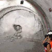 Na trasi drugega tira prebili prvi predor Mlinarji nad Osapsko dolino
