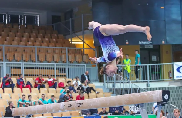 V koprski dvorani Bonifika bo od četrtka do nedelje 17. svetovni 
pokal v gimnastiki. Fotografija je iz arhiva. 