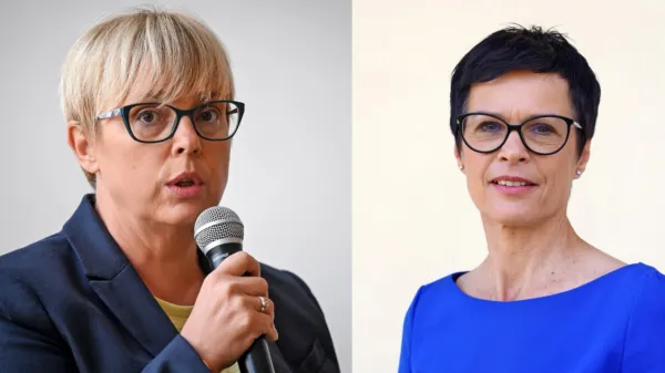 Nataša Pirc Musar (levo) resno razmišlja, da bi na volitvah 
kandidirala kot nestrankarska kandidatka. Odločitev Marte Kos, ki 
s soprogom živi v Švici, naj bi bila znana do konca junija.