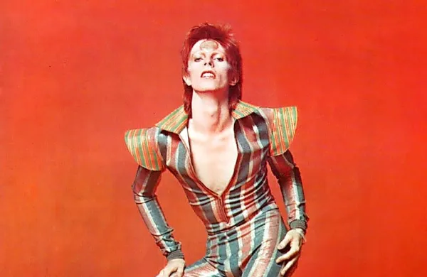 Panseksualni rock zvezdnik iz vesolja Ziggy Stardust je po dolgih 
letih dolgolasih hipijev nahranil lakoto pop kulture po nečem 
radikalnem in šokantnem.