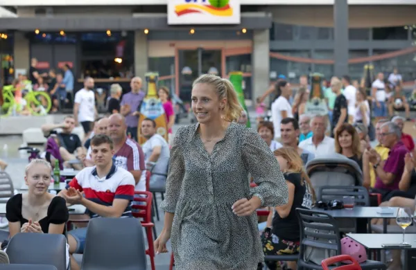 Ana Bucik na prireditvi Športnik Goriške 2021.