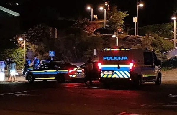 V   nedeljo    ponoči  je   zaradi   Kraševca   posredovalo   več     patrulj.  