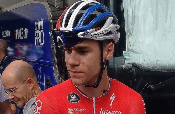 Nizozemec Fabio Jakobsen je zmagovalec druge etape kolesarske 
dirke po Franciji. Foto vir: PB84