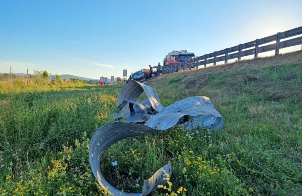 Za Logatčana je bil usoden trk v odbojno ograjo