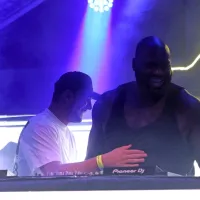 Luka Dončić in Shaquille O'Neal na odru