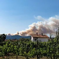  Požar, fotografiran iz Vrtojbe