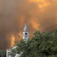 Požar se je nekoliko umiril, prebivalci Mirna so se lahko vrnili domov