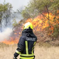 FOTO+VIDEO: Ogenj na Krasu nadaljuje svoj uničujoči pohod. V zaledju Renč evakuacija le za sedem krajev.
