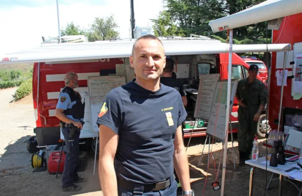 Vodja intervencije Simon Vendramin