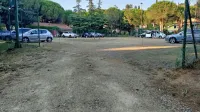 Novo začasno parkirišče v Krkinem kompleksu v Strunjanu.