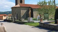 Idejna zasnova postavitve kipa je predvidena pred cerkvijo sv. 
Kozme in Damijana.