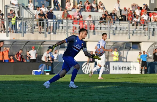 Jan Koprivec se je na tekmi s Celjem zelo izkazal.