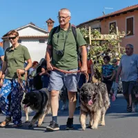 Na največjem kraškem prazniku seveda niso manjkali niti kraški 
ovčarji.