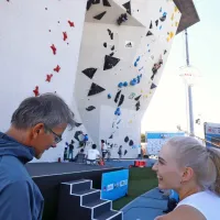 Janja Garnbret v kvalifikacijah Kopra z drugim dosežkom