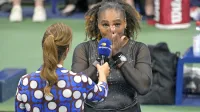 “Zdaj sem pripravljena biti mama in raziskovati, kakšna je 
drugačna različica Serene,” je Serena Williams dejala v pogovoru 
na igrišču.
