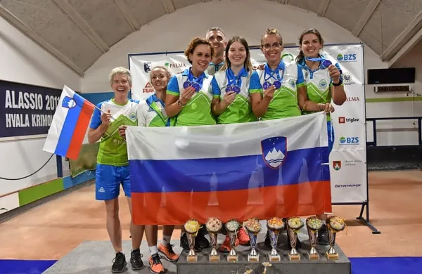 Slovenska reprezentanca, ki je nastopila na evropskem prvenstvu