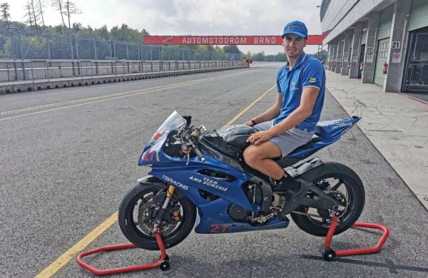 Idrijčan Enej Logar je državni prvak v razredu super sport 600.